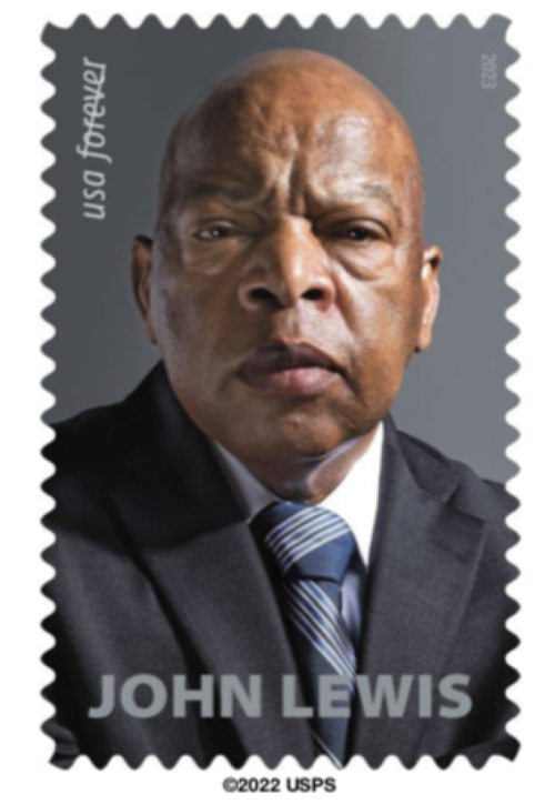 John Lewis stamp design from the USPS