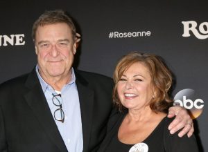John Goodman and Roseanne Barr at the premiere of "Roseanne" in 2018
