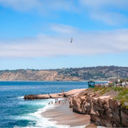 La Jolla Cove, San Diego blue water