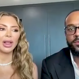 Larsa Pippen and Marcus Jordan during their June 2023 E! News interview