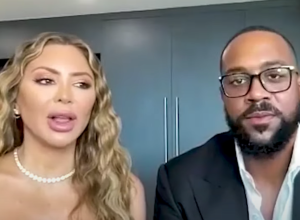 Larsa Pippen and Marcus Jordan during their June 2023 E! News interview