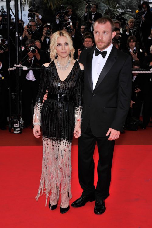 Madonna and Guy Ritchie at the 2008 Cannes Film Festival