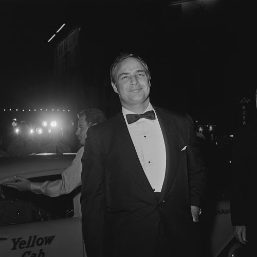 Marlon Brando at the premiere of "The Ugly American" in 1963
