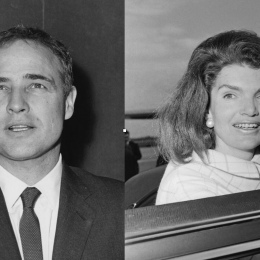 Marlon Brando in 1964; Jackie Kennedy in 1966
