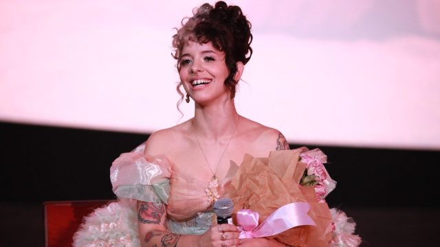 Melanie Martinez onstage following the Melanie Martinez K-12 film premiere in 2019