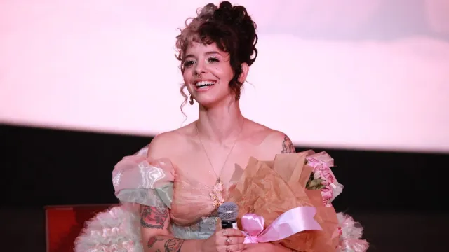 Melanie Martinez onstage following the Melanie Martinez K-12 film premiere in 2019