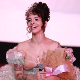 Melanie Martinez onstage following the Melanie Martinez K-12 film premiere in 2019