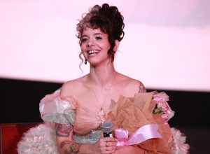 Melanie Martinez onstage following the Melanie Martinez K-12 film premiere in 2019