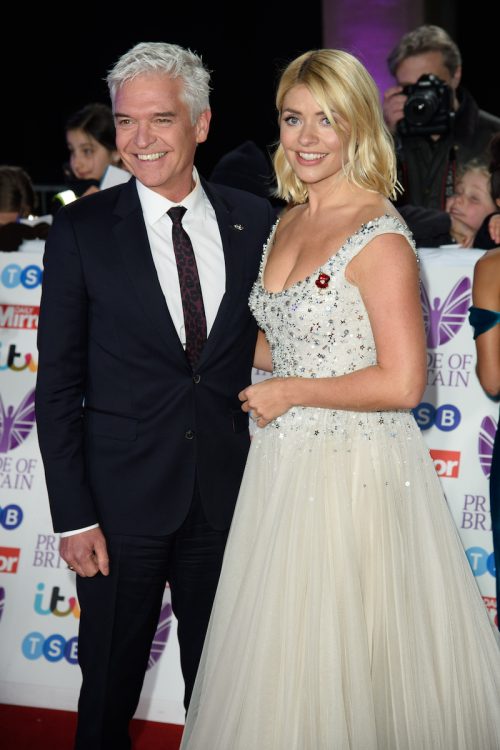 Phillip Schofield and Holly Willoughby at the 2018 Pride of Britain Awards
