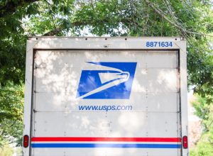 usps truck in summer