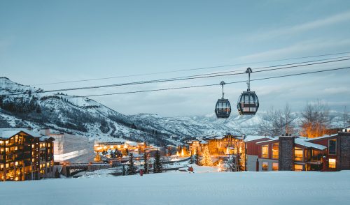 Views of the beautiful Snowmass Village in Colorado
