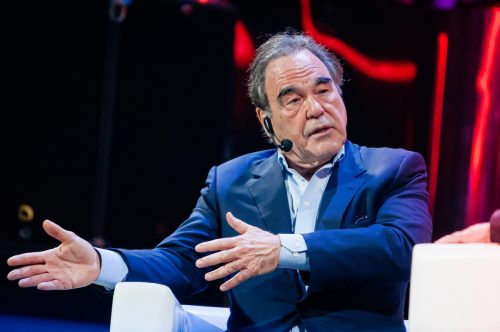 Oliver Stone tại Moscow năm 2017