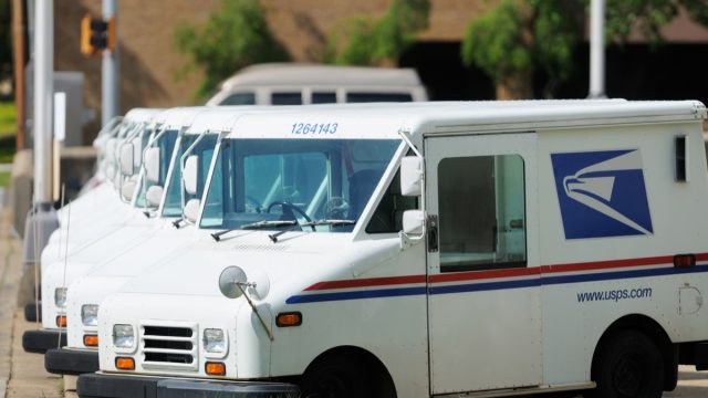 USPS Delivery vehicles