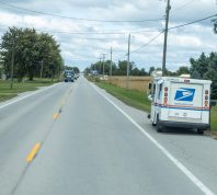 USPS mail. mail and parcel delivery
