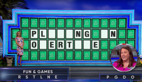 Vanna White on "Wheel of Fortune" in 2022