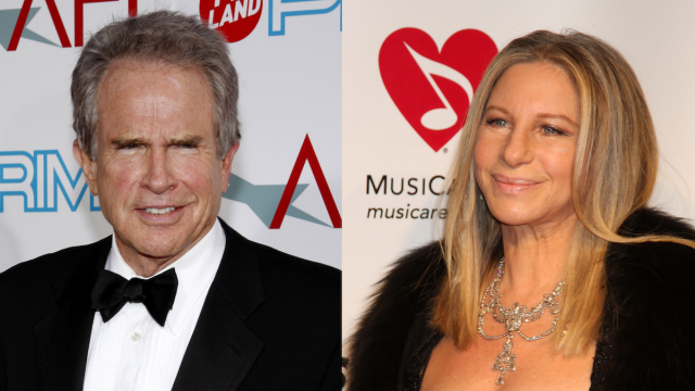 Warren Beatty in 2009, Barbra Streisand in 2011