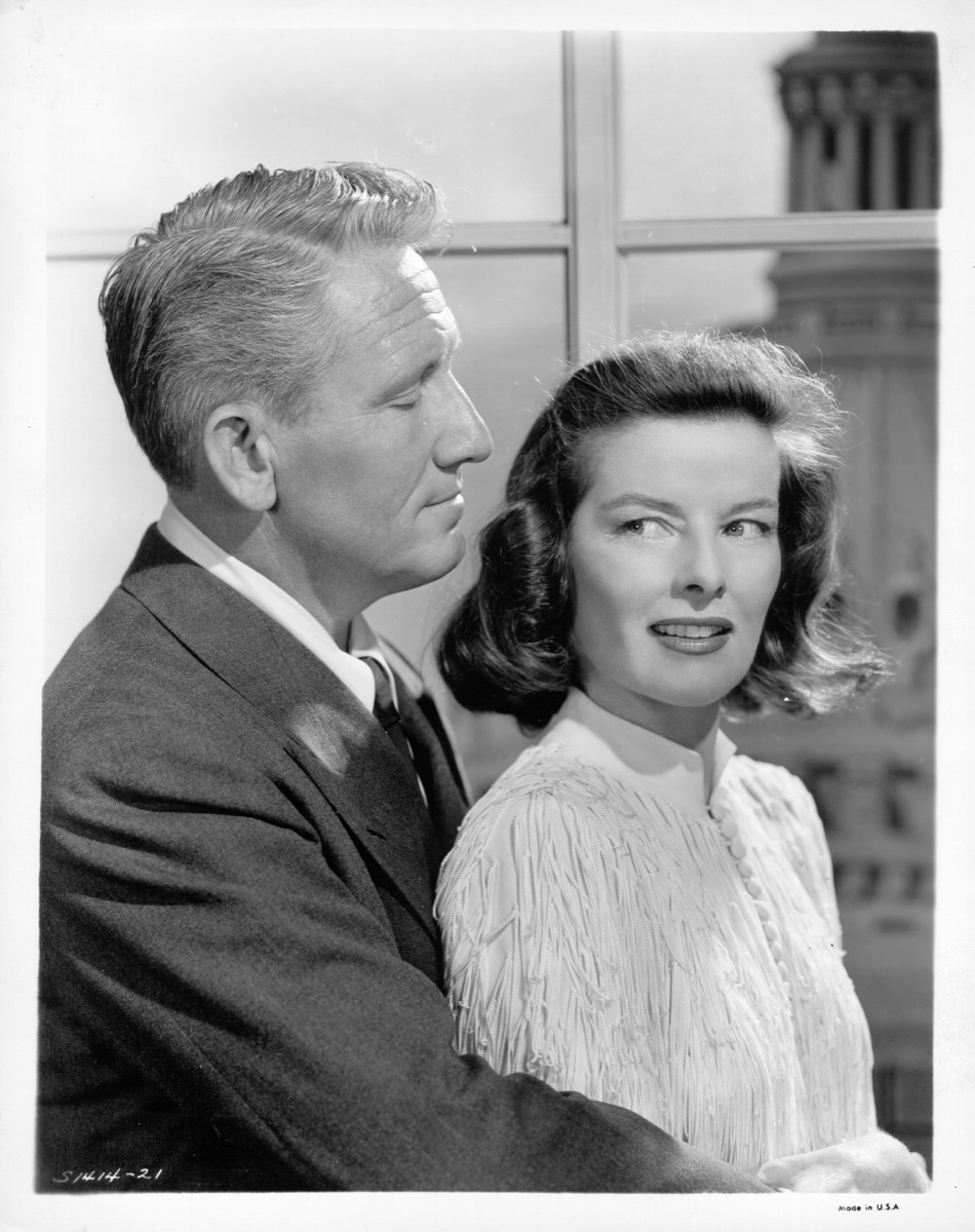 Spencer Tracy and Katharine Hepburn in 1950