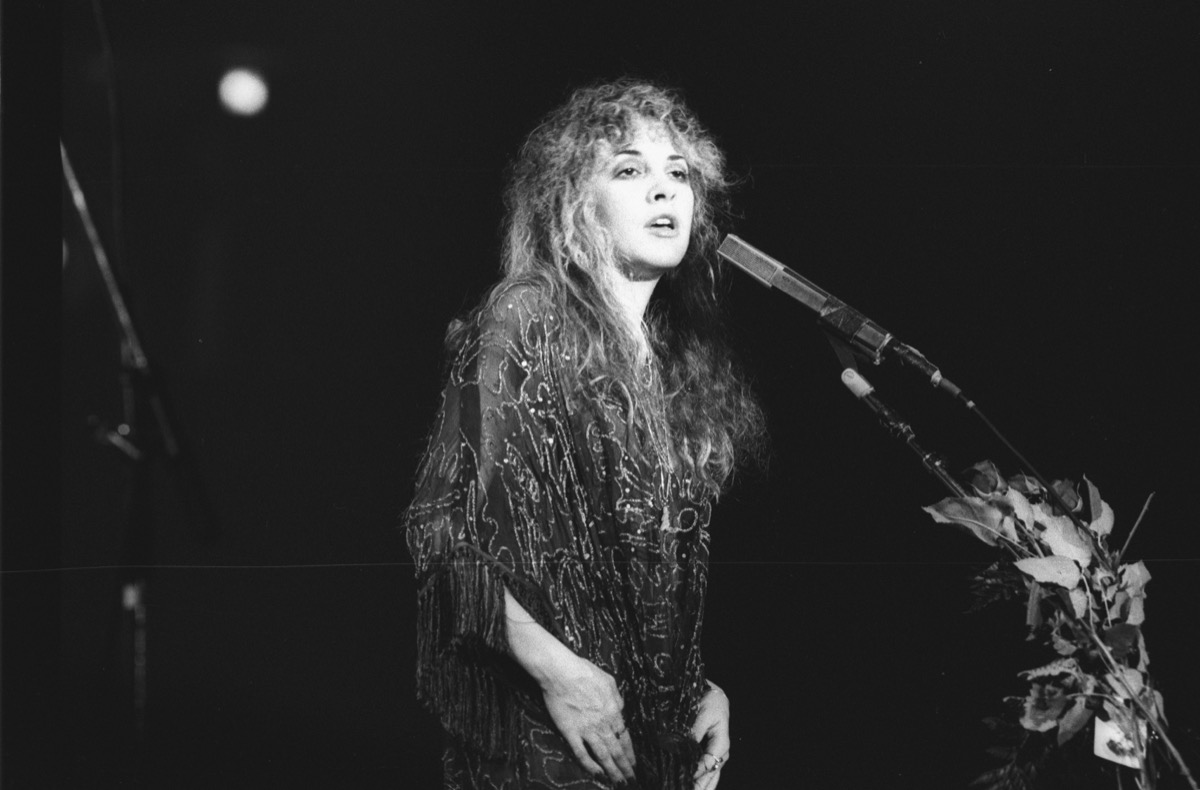 Stevie Nicks performing in 1977