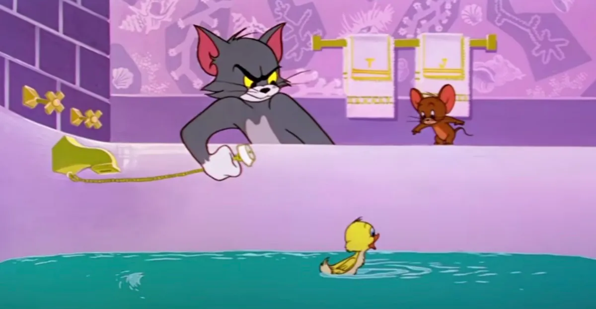 Still from Tom and Jerry cartoon