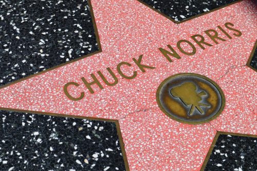 chuck norris star on the hollywood walk of fame
