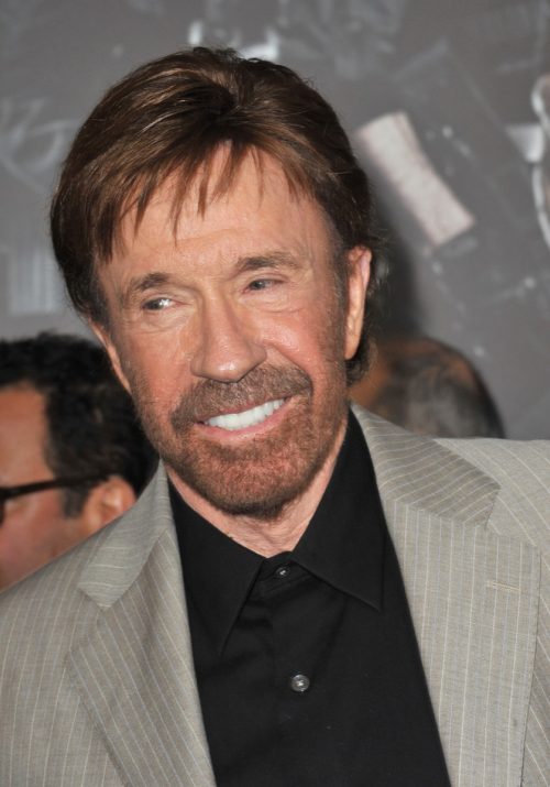 chuck norris on the red carpet