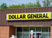 Mauston, Wisconsin USA - May 22nd, 2023: Dollar General convenience store servicing the community