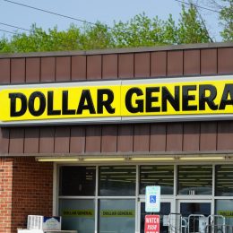 Mauston, Wisconsin USA - May 22nd, 2023: Dollar General convenience store servicing the community
