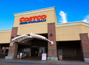 A Costco storefront exterior