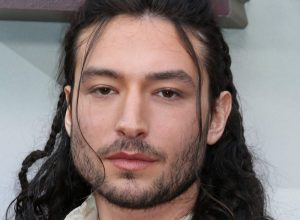 Ezra Miller at the premiere of "The Flash" in June 2023