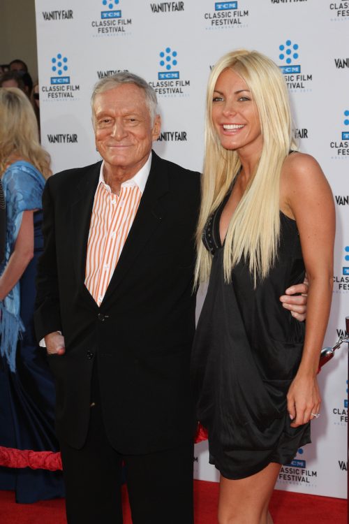 Hugh Hefner and Crystal Harris at the TCM Classic Film Festival in 2011