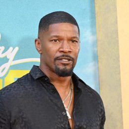 Jamie Foxx at the premiere of "Day Shift" in 2022