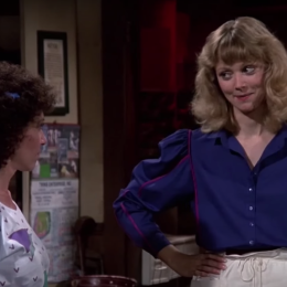 Rhea Perlman and Shelley Long on "Cheers"