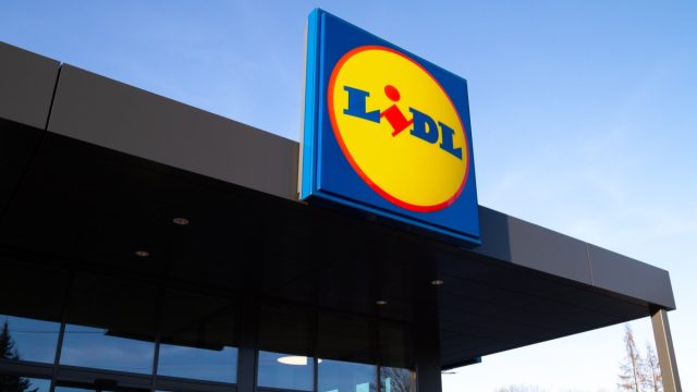 sign for a lidl grocery store