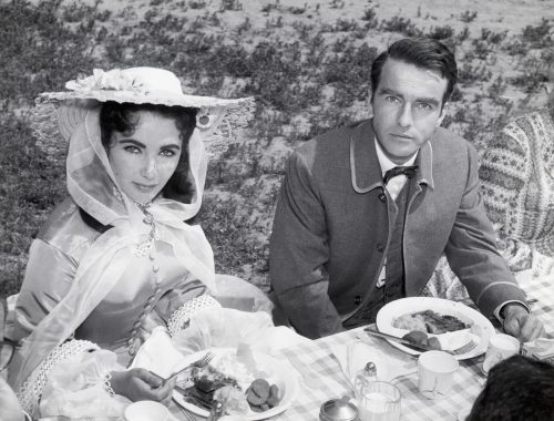 Elizabeth Taylor and Montgomery Clift in "Raintree County"
