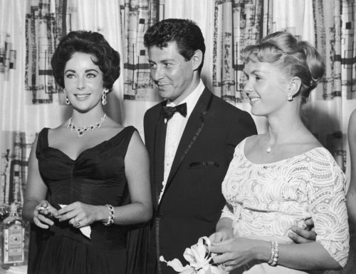 Elizabeth Taylor, Eddie Fisher, and Debbie Reynolds in 1958