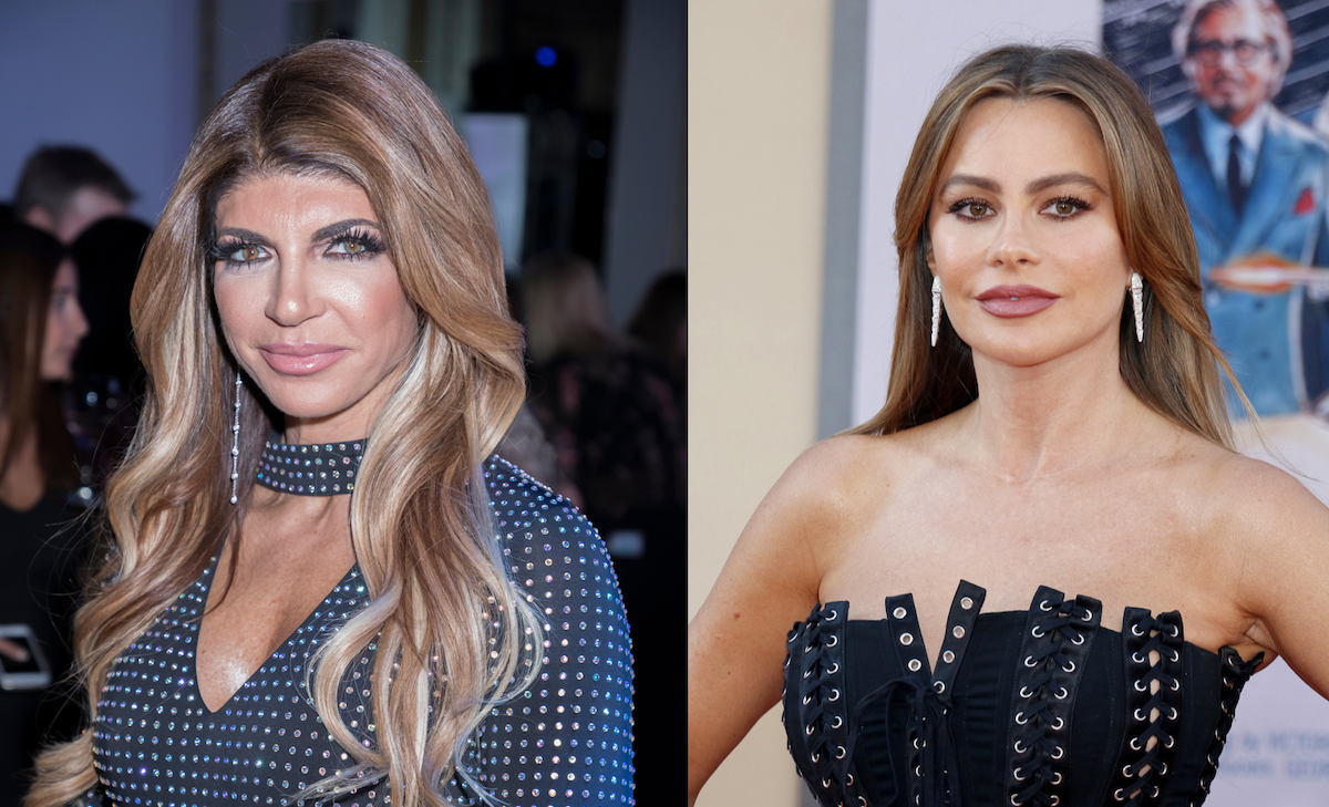 Teresa Giudice in 2018; Sofía Vergara in 2019
