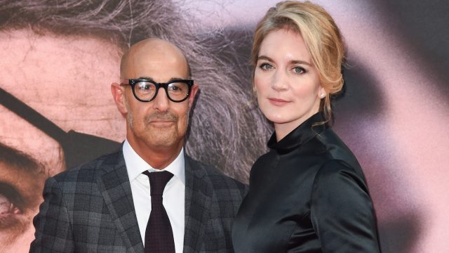 Stanley Tucci and Felicity Blunt at the 2018 London Film Festival
