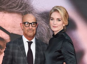 Stanley Tucci and Felicity Blunt at the 2018 London Film Festival