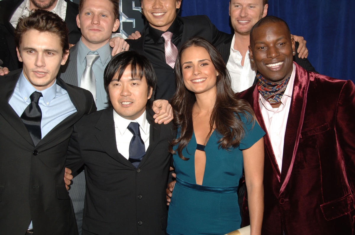 James Franco, Justin Lin, Jordana Brewster and Tyrese Gibson in 2006