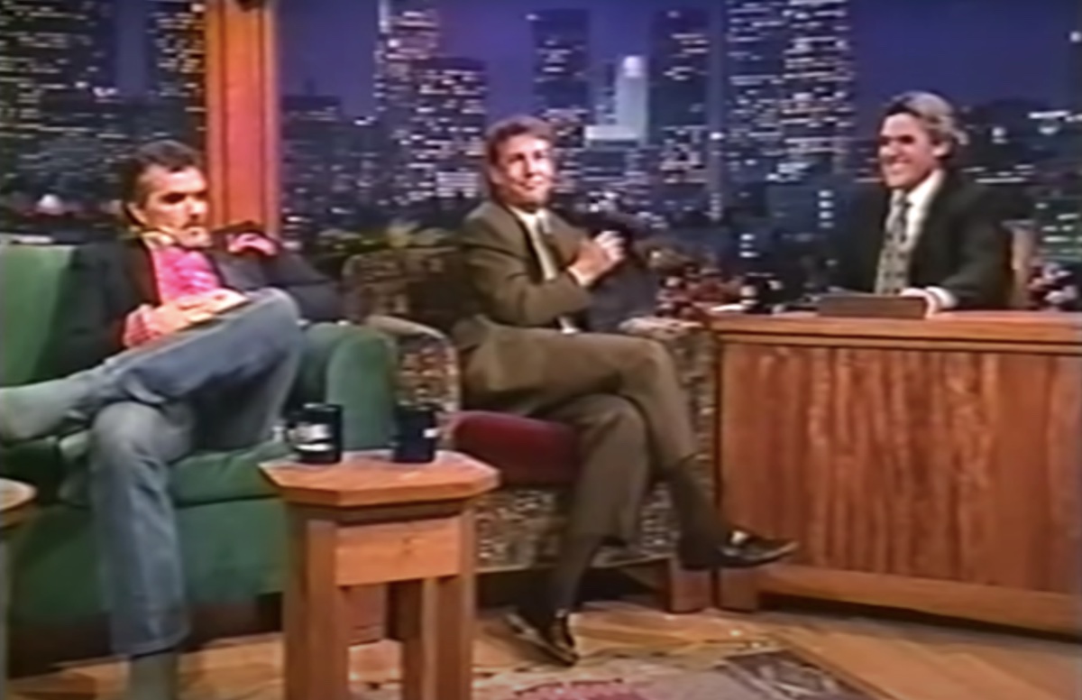 Burt Reynolds, Marc Summers, and Jay Leno on The Tonight Show