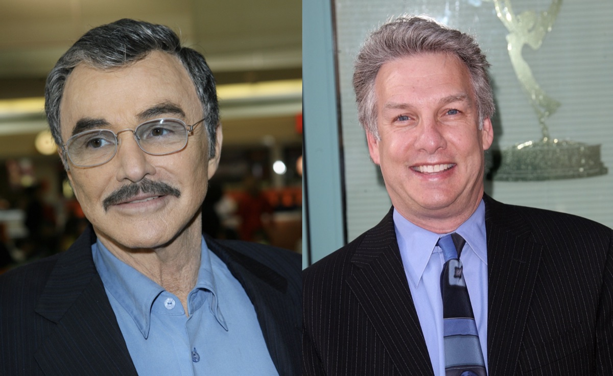 Burt Reynolds and Marc Summers