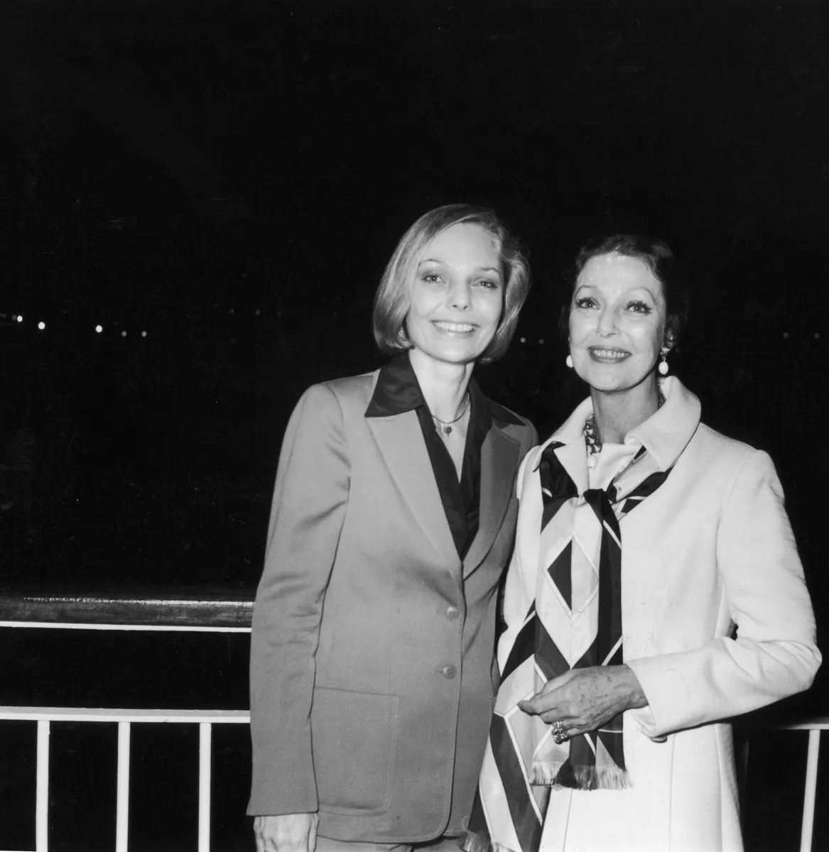 Judy Lewis and Loretta Young in 1978