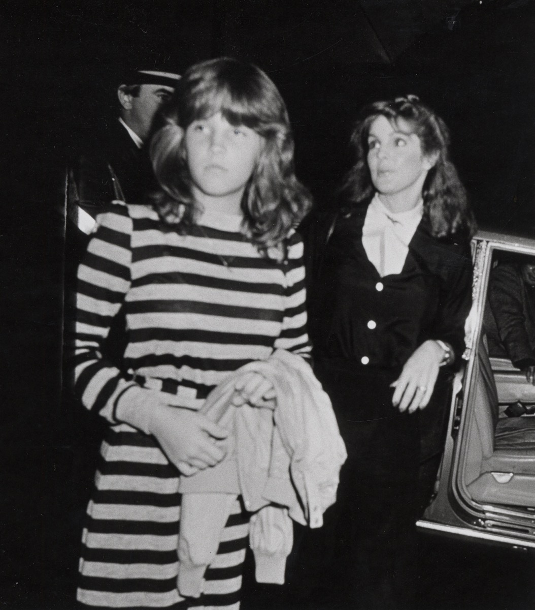 Lisa Marie and Priscilla Presley in 1981