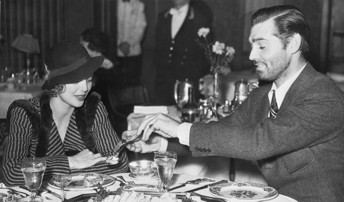 Loretta Young and Clark Gable in 1935