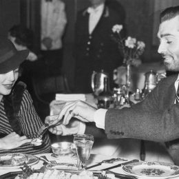 Loretta Young and Clark Gable in 1935