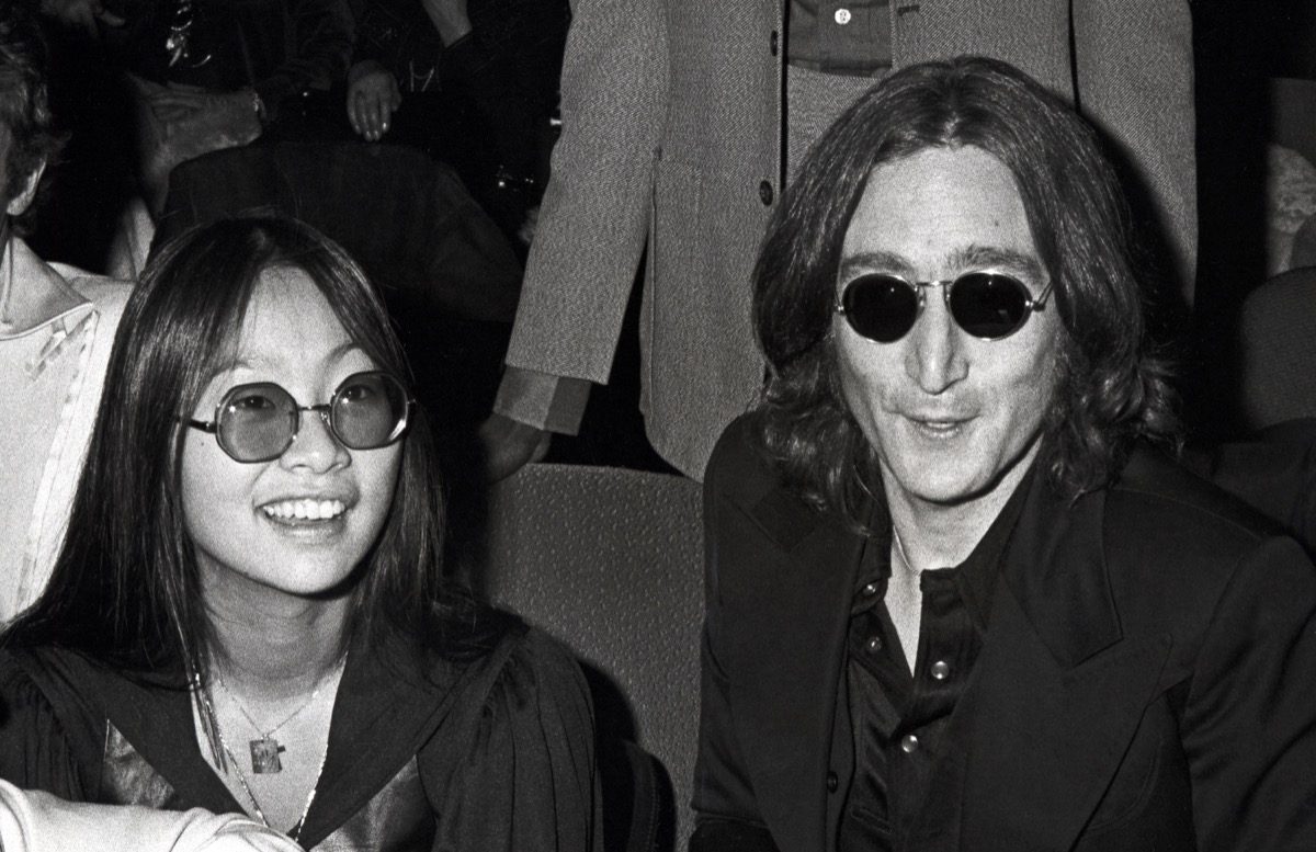 May Pang and John Lennon in 1974