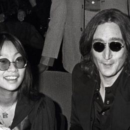 May Pang and John Lennon in 1974