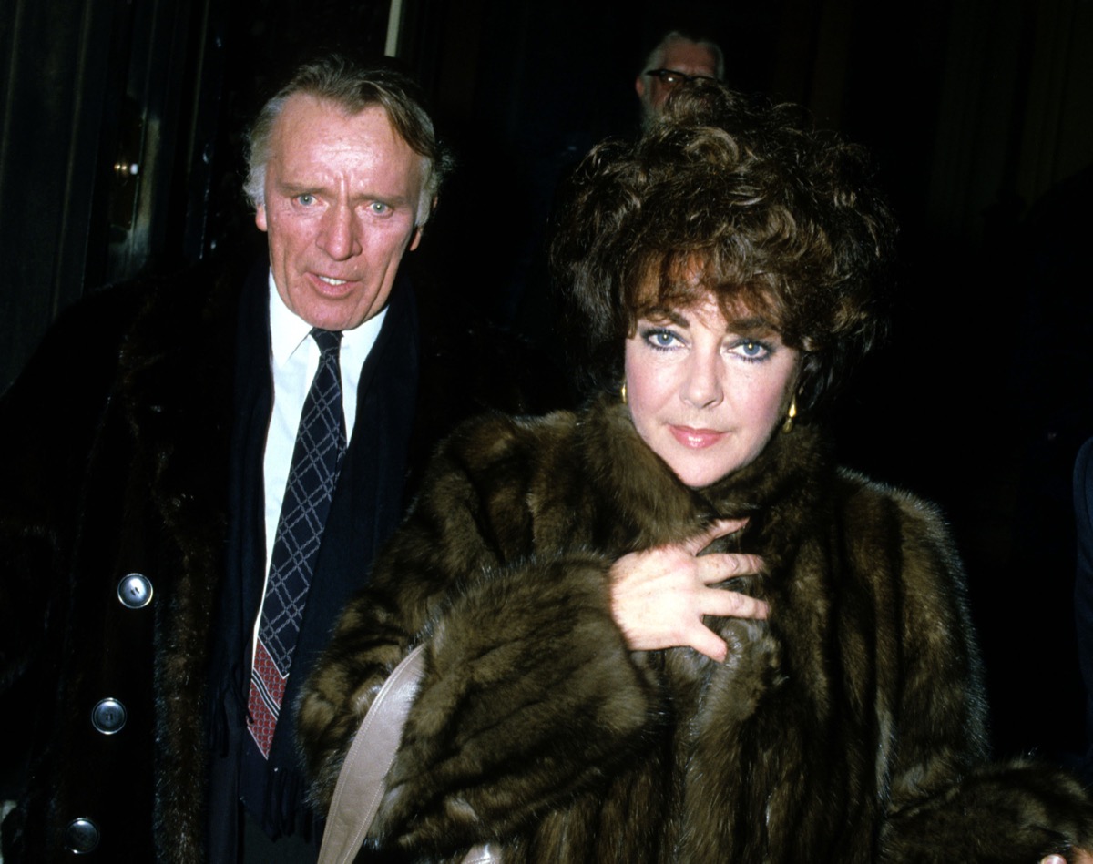 Richard Burton and Elizabeth Taylor in 1978