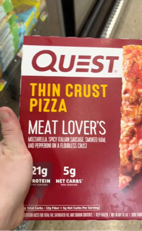 quest thin crust pizza walmart