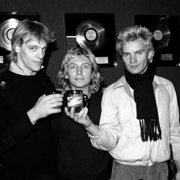 Stewart Copeland, Andy Summers and Sting of The Police in 1978